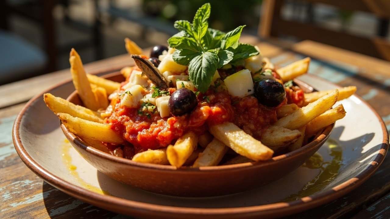 Poutine niçoise : quand la cuisine québécoise rencontre les saveurs méditerranéennes