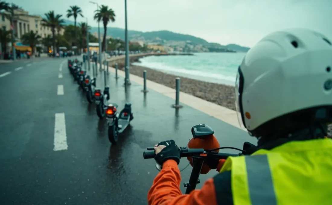 Nice, trottinette et Promenade