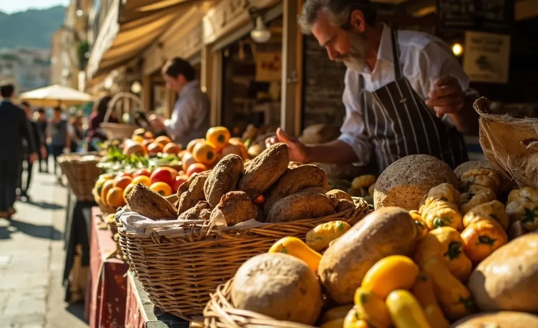 Pourquoi le Piémont remplit les paniers sur la place du Palais à