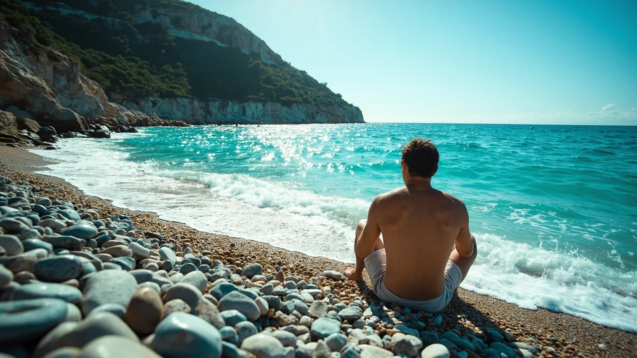 Plage du Castel à Nice : la plus belle plage naturelle sous la Colline du Château