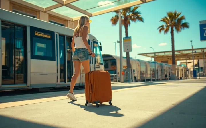 Navette aéroport Nice centre-ville : bus, taxi, tram — guide 2026