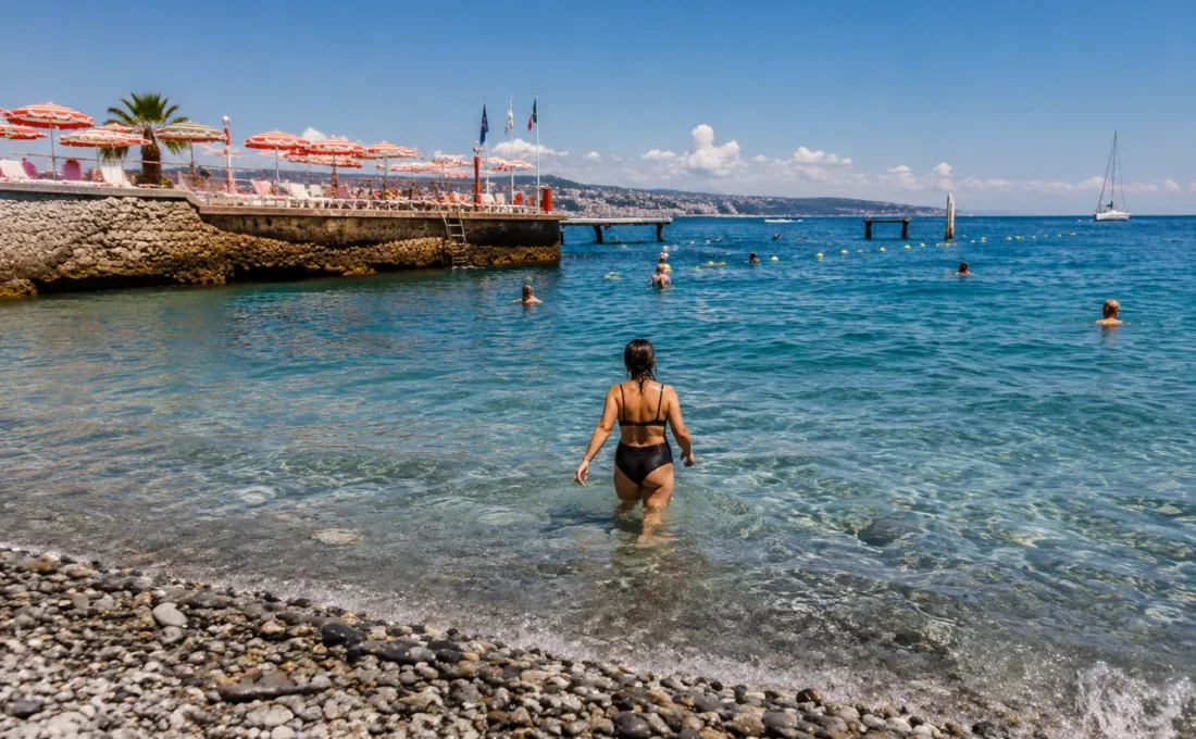 Plage Coco Beach Nice : la plage du quartier est