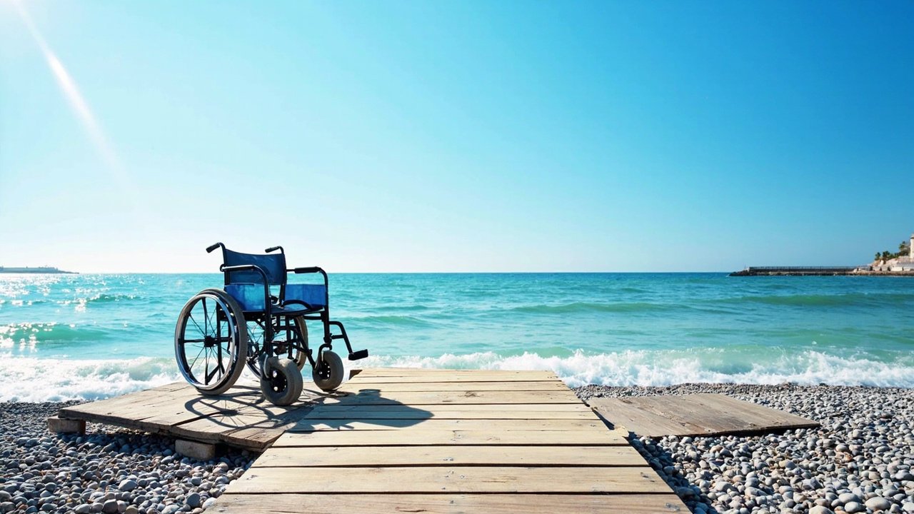 Plages accessibles à Nice : les handiplages et le service Plages pour Tous