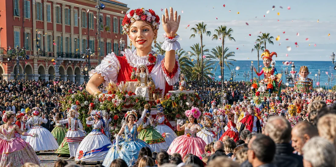 Carnaval de Nice en France, le vrai choix se joue avant le programme