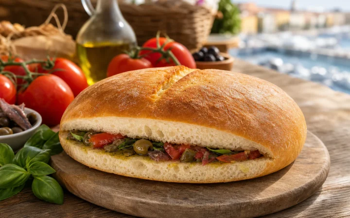 Pain pan bagnat, comment obtenir un rond souple qui ne détrempe pas ?