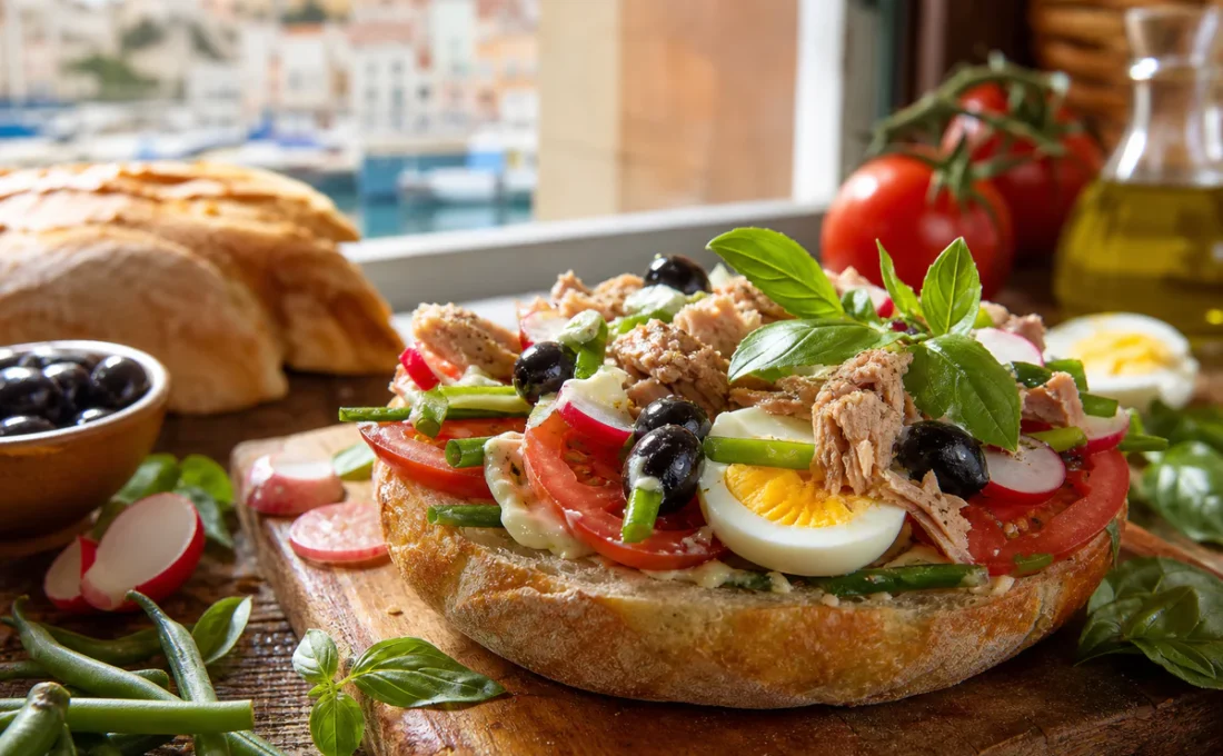 Pan bagnat thon mayonnaise maison : vrai niçois ?