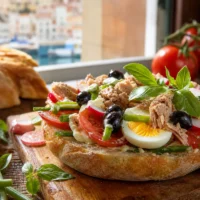 Pan bagnat thon mayonnaise maison : vrai niçois ?