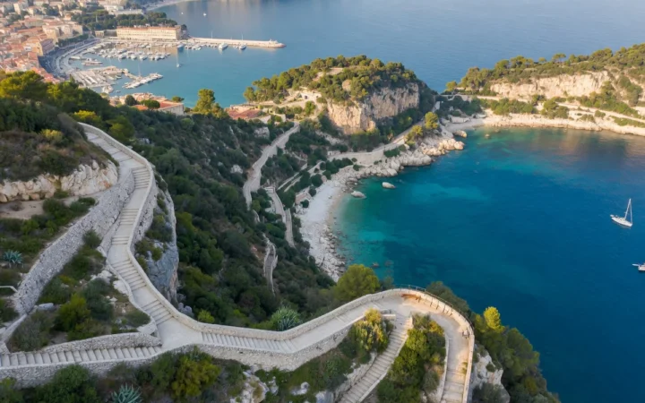 Sentier littoral Nice Villefranche, le plan évite le piège du faux départ