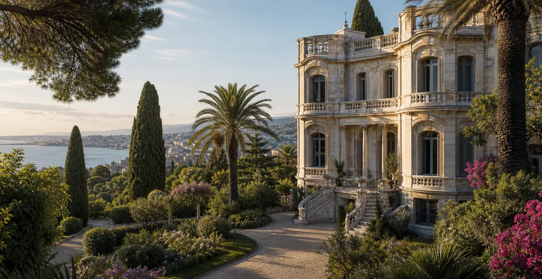 Palais de Marbre Nice : l’histoire de la villa éclaire ses jardins